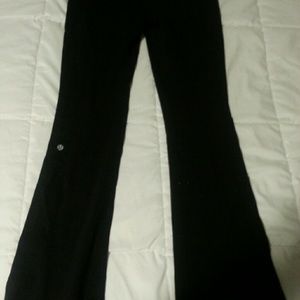 Boot cut Lululemon  yoga pants size 10
